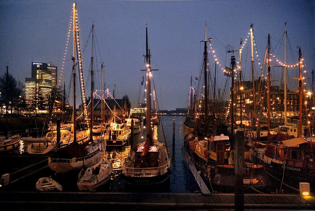 Veerhaven in wintertime.
