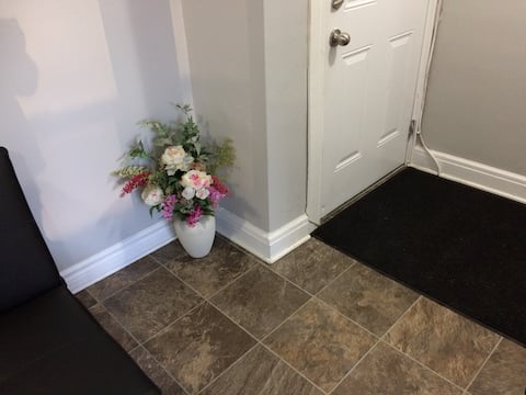 One separate larger room