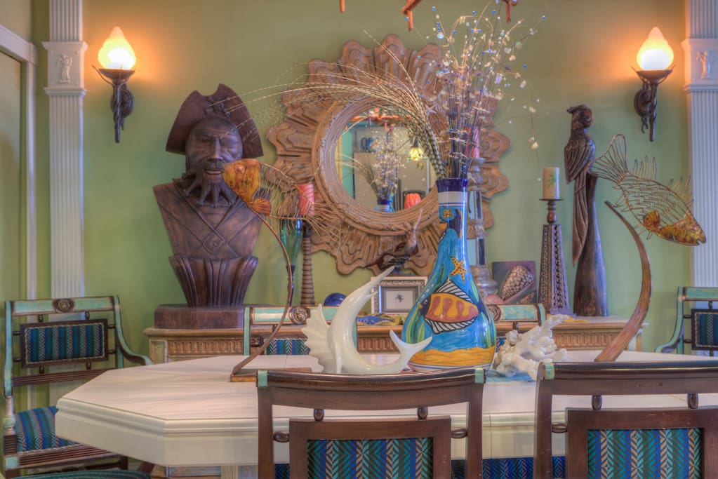 Turtle Beach Villa Dining Room