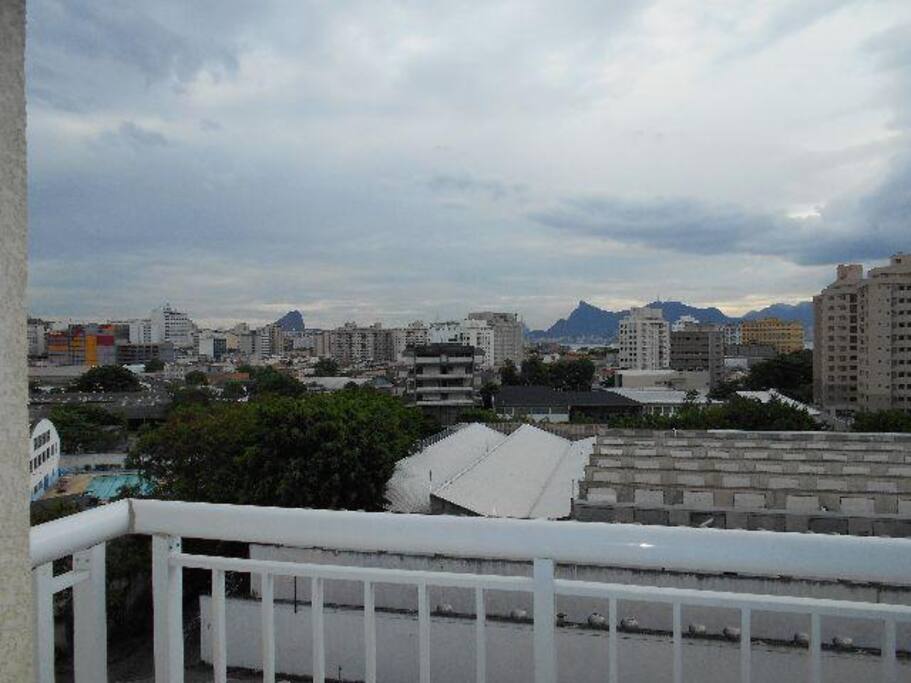 This is the view from the living room balcony