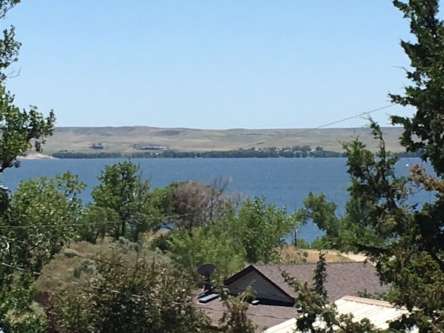 Lake view from the deck