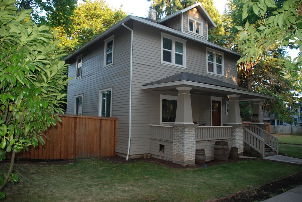 side view of the house