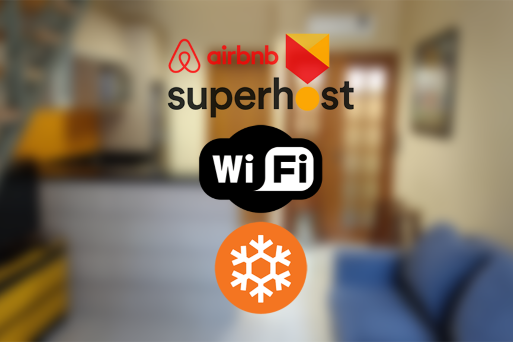 Hospedagem SuperHost com wifi e ar condicionado!