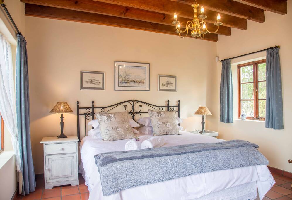 Comfortable king-sized double bed