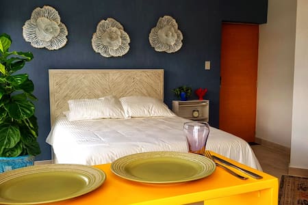 Modern studio apartment with view of Zona Colonial