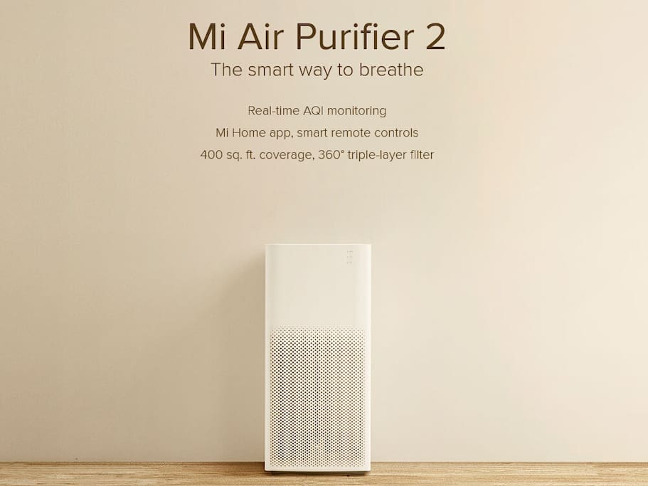 Xiao Mi Air Purifier 2 - state of the art filter to make sure the air quality in the apartment stays in the healthy range no matter what the AQI outside is.