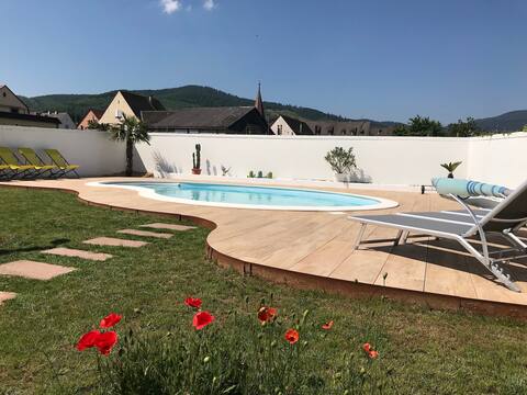 Alsacebnb - Lodge **** with private pool and spa