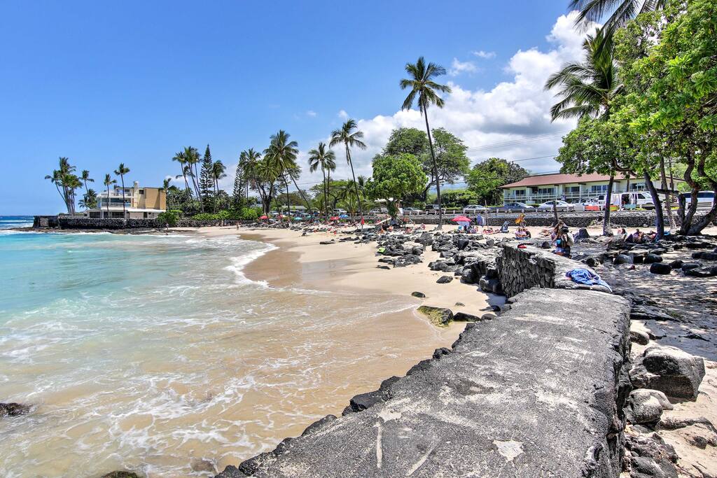 Enjoy easy access to the beach located just steps from the condo.