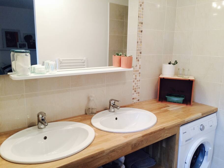 La salle de bain privative