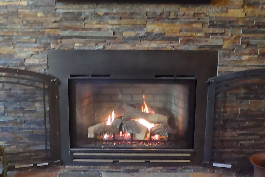 Cozy Gas Fireplace