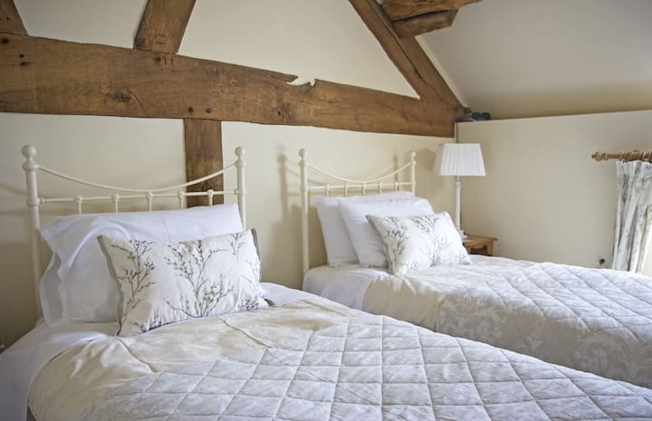 Habitación con dos camas individuales. 