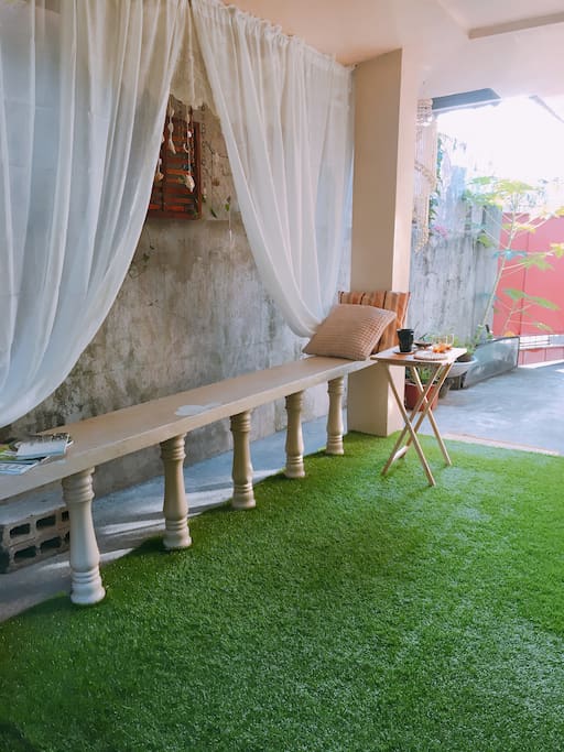 Mini veranda at Lette Home