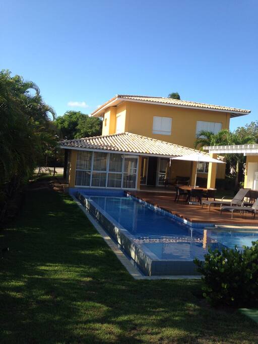 Área de lazer da casa