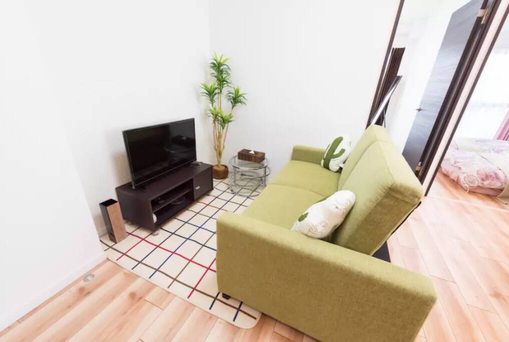 Big living room and make you feel at home. 大客厅,让您感觉到宾至如归。