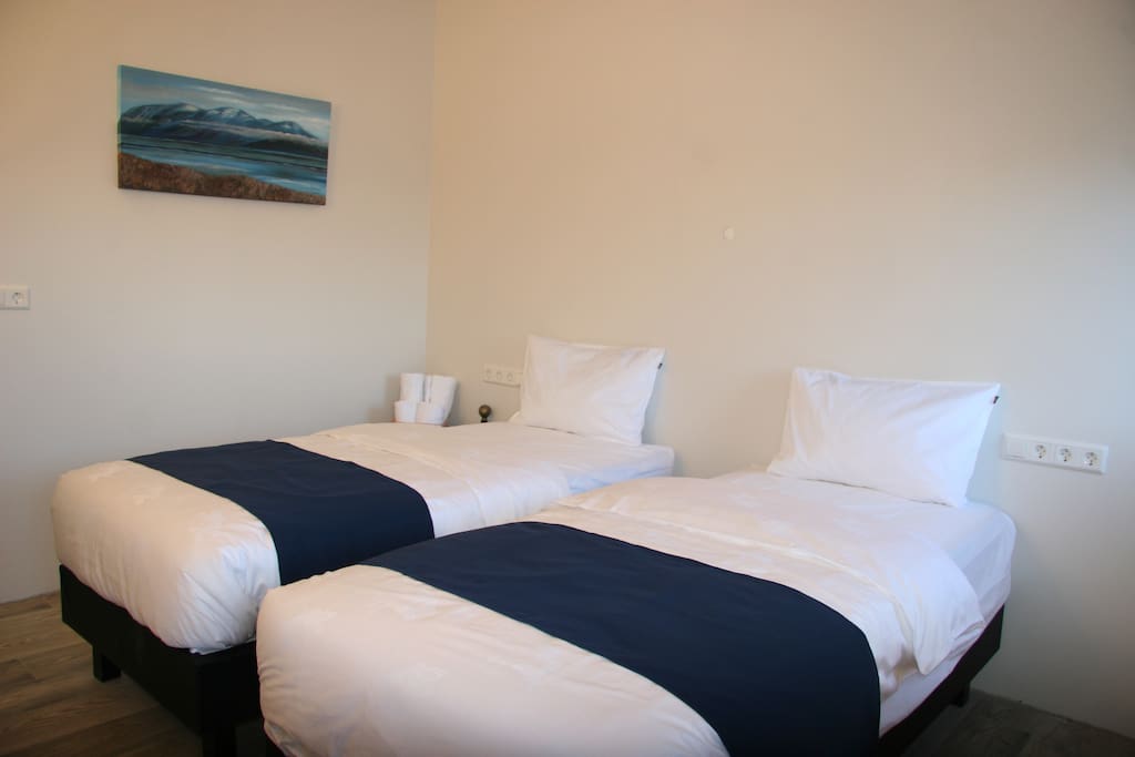 the bed