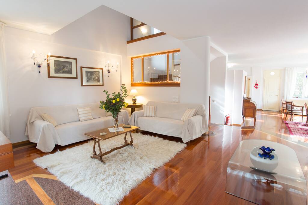 Main living room with fireplace