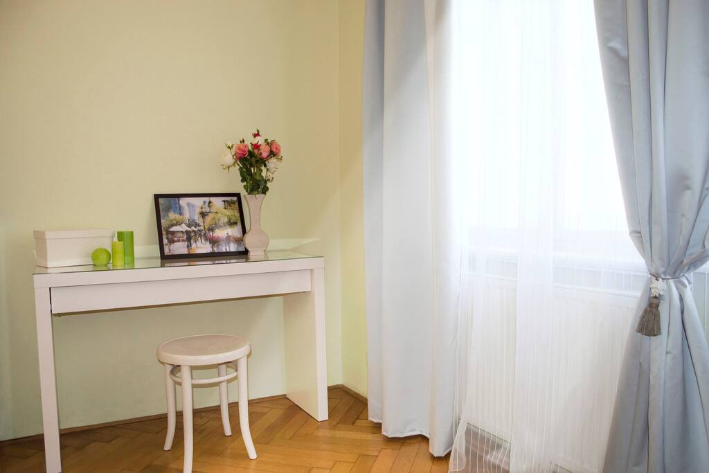 Bedroom №1: with king-size bed for two person and foldout sofa for two person.