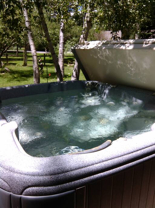 Hot tub off Master deck