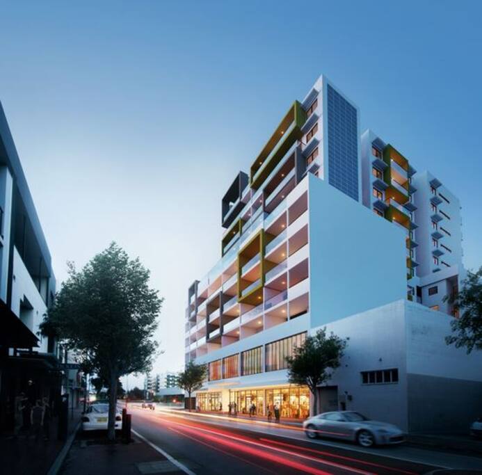 Apartment Building, External View
