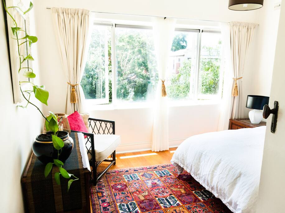 Beautiful, spacious, airy and sunny all day.