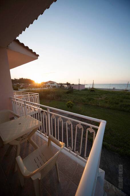 Amazing balcony with beach view