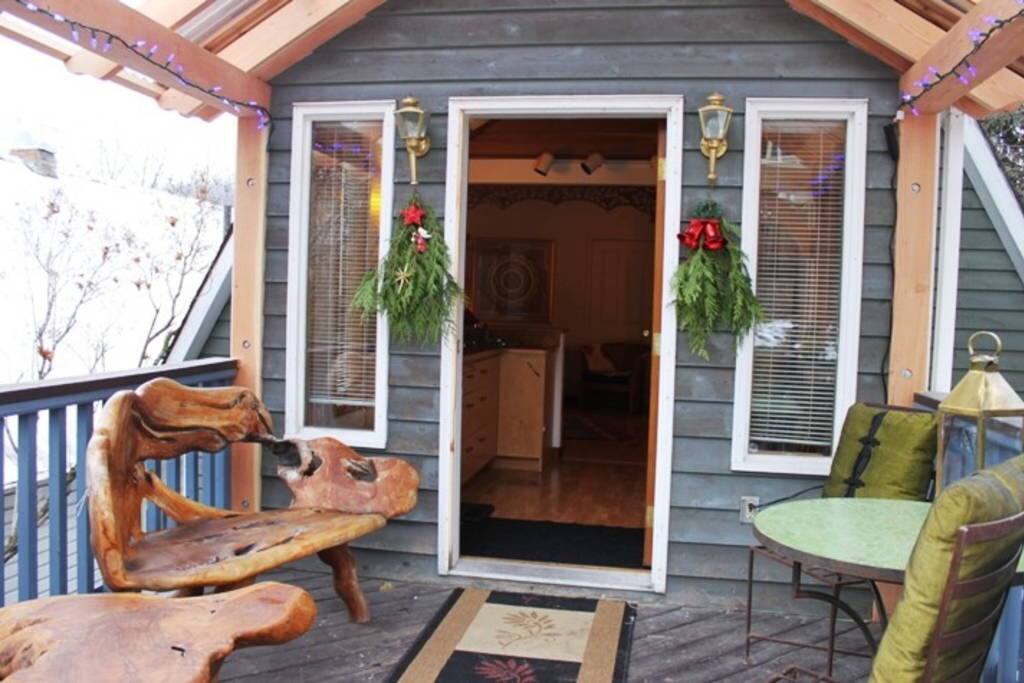 Entrance to the studio