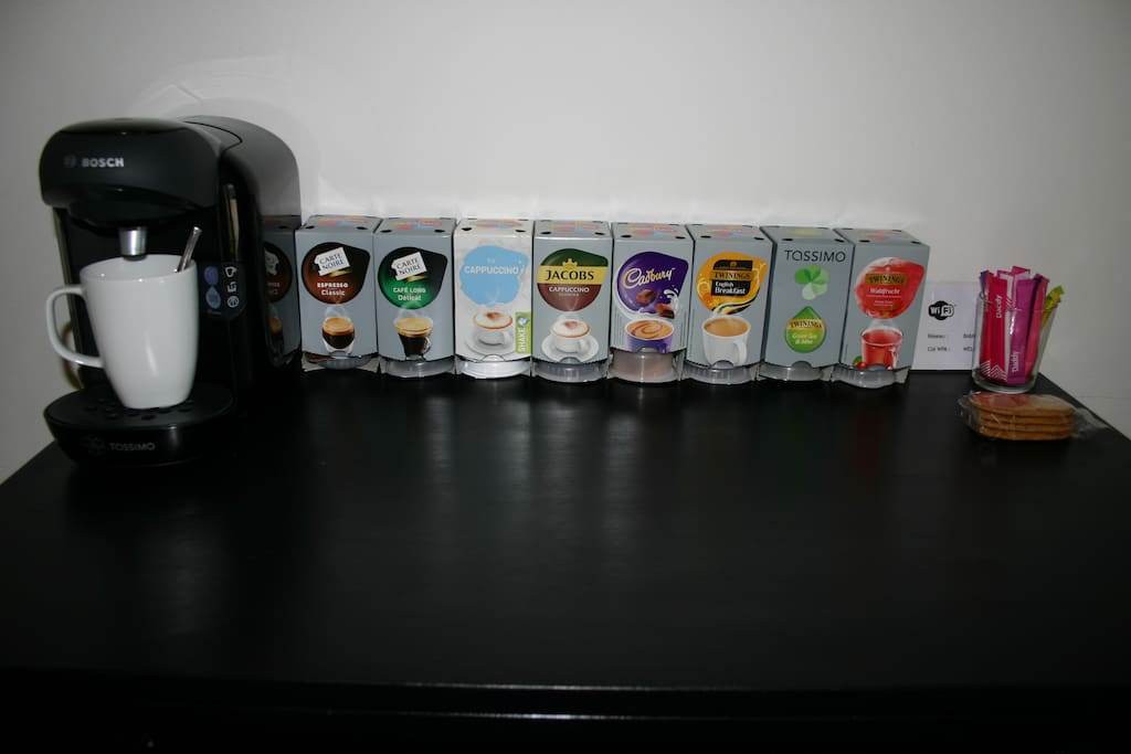 Thé, café, chocolat, tisane... à volonté