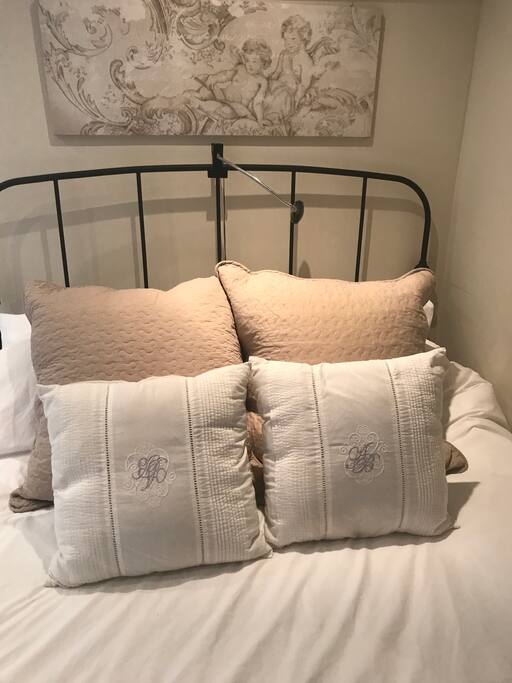 Double bed - VERY comfortable with white company linen