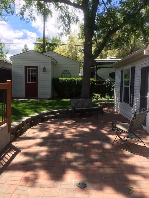 Outside sitting area