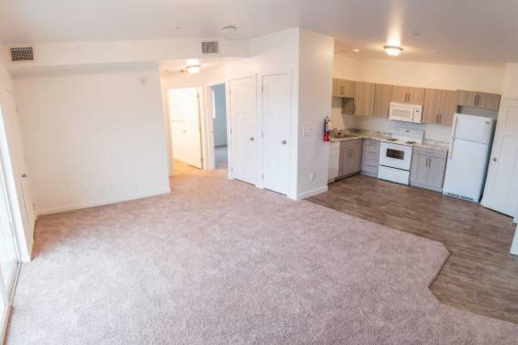 Kitchen & Living Room