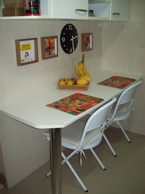 bancada na cozinha