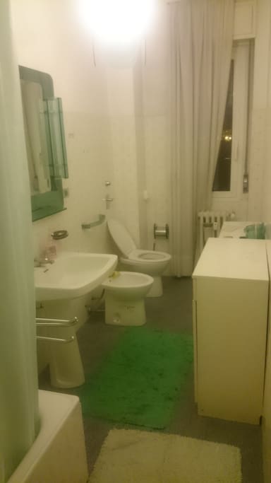 Ampio bagno condiviso