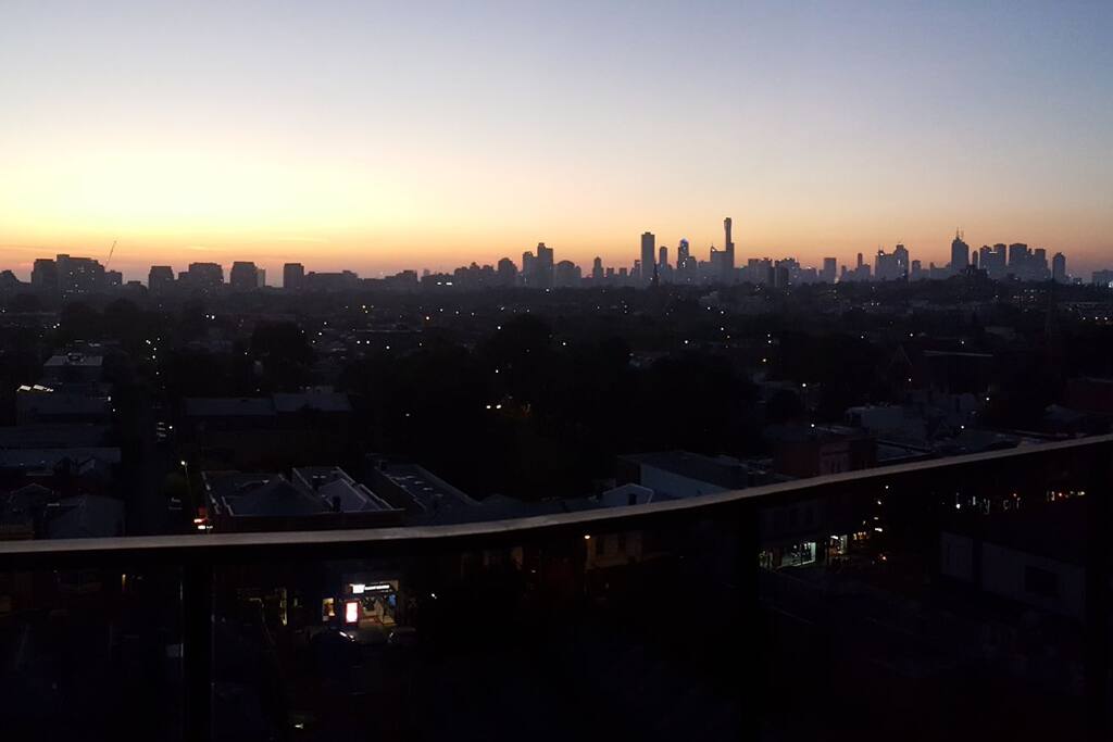 Enjoy the sunsets from our balcony
