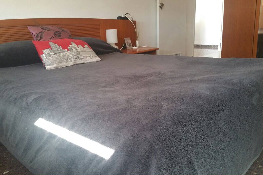 This Bedroom is very comfortable is good for 2 persons and very light