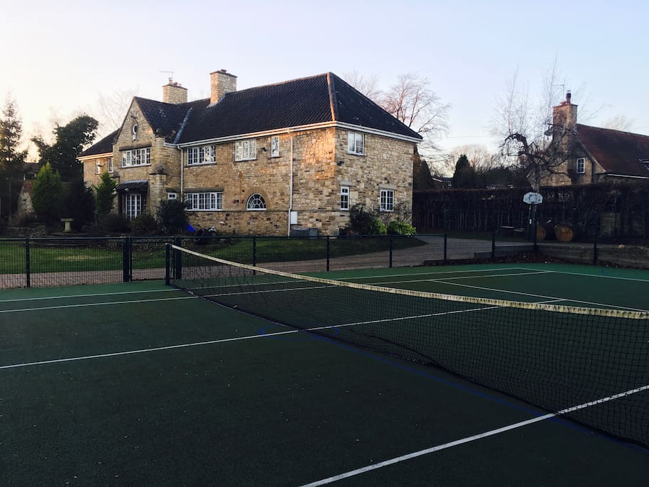 Enjoy our tennis court all year-round!