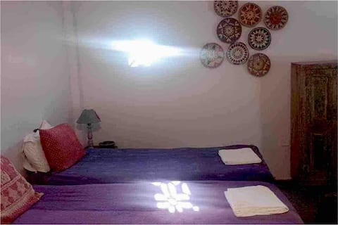 Chambre et terrasse privée sur jardin