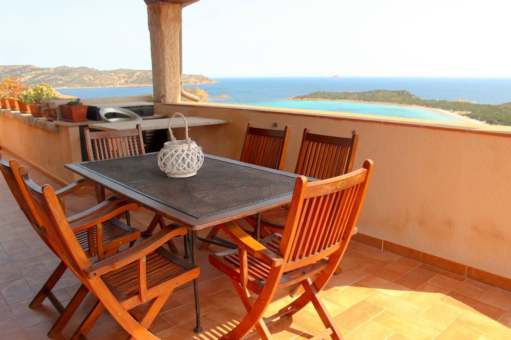 Veranda vista mare