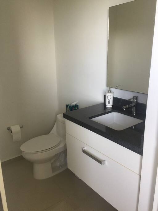 Private bathroom attached to room.