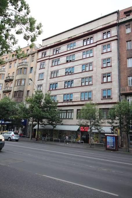 The building.