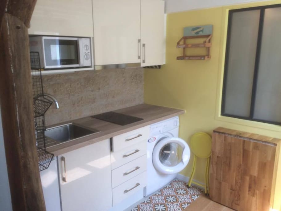 Possible to use my washing machine & all the kitchen