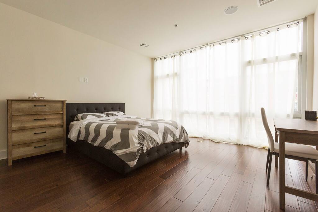 Huge and bright master bedroom