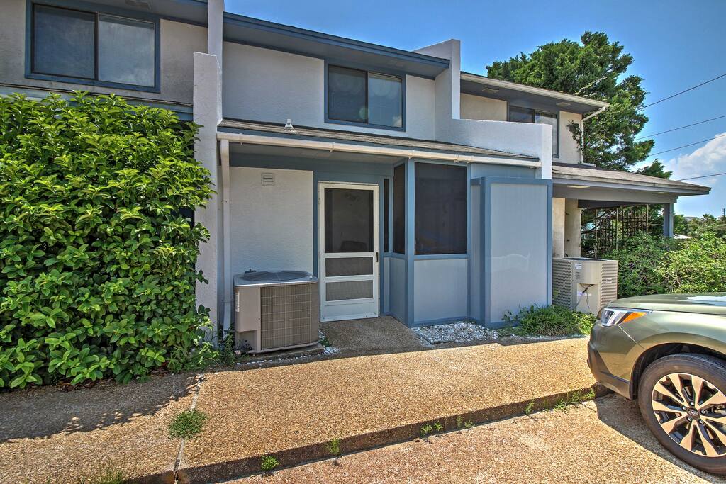 This townhome is ideally situated just a short walk from the sandy shore.