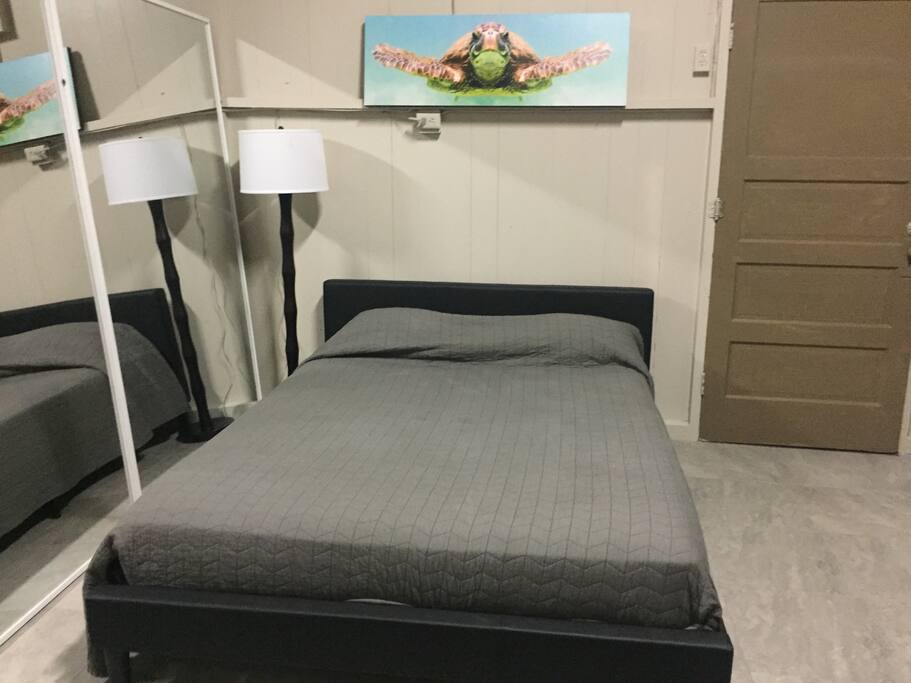 NEW Queen size with memory foam mattress!