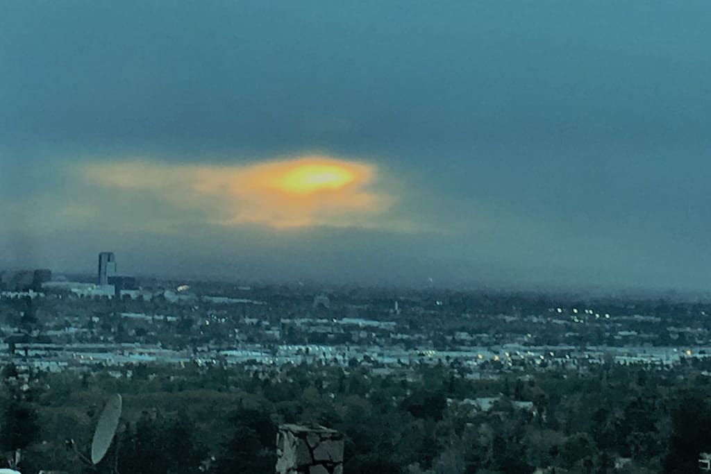 Sunset from the window