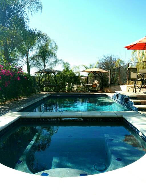 Relax by the tropical pool or