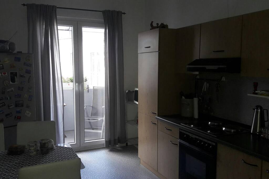 Kitchen and balcony