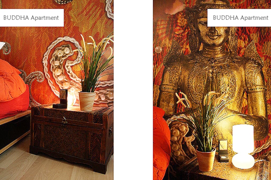 you don´t have to be buddhist to enjoy staying in this apartment