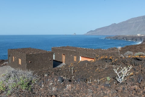 UNIQUE VOLCANIC HOUSE BY THE SEA