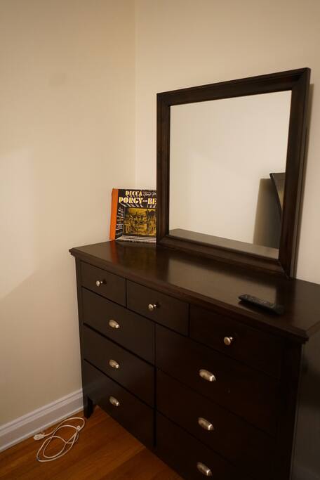 All drawers are yours to use