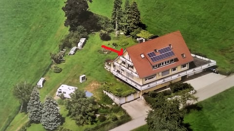 Dachwohnung für 2 mit Traumblick